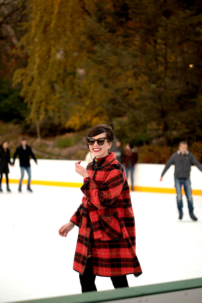 ice-skating-keiko-lynn-kate-spade-woodland-check-coat