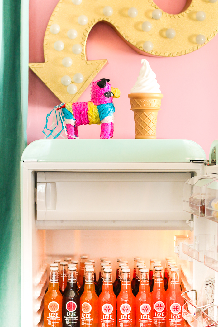 mint green smeg refrigerator