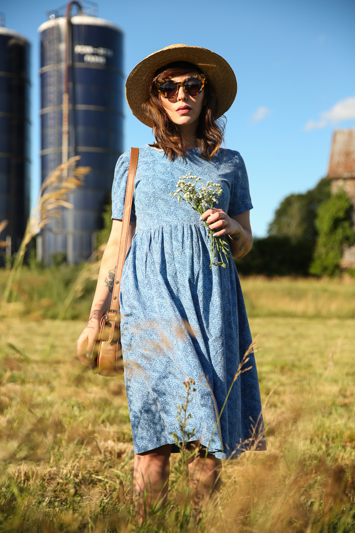 vintage feedsack dress