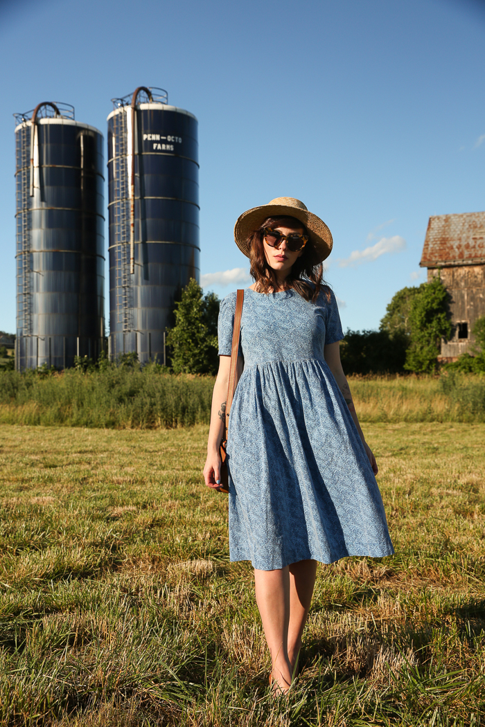 vintage feedsack dress