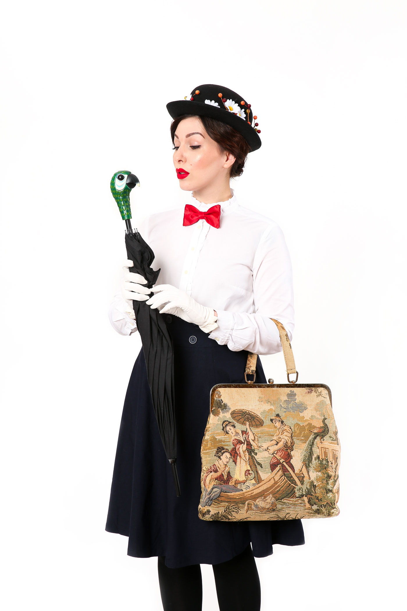 mary poppins costume Evelyn Bourdon