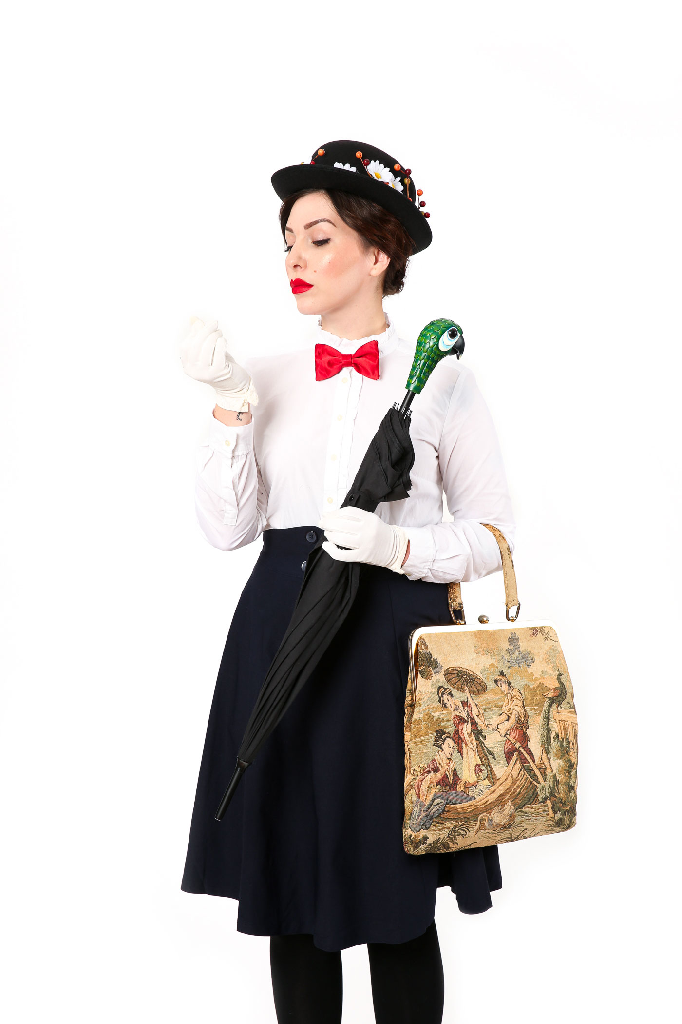 mary poppins costume Evelyn Bourdon