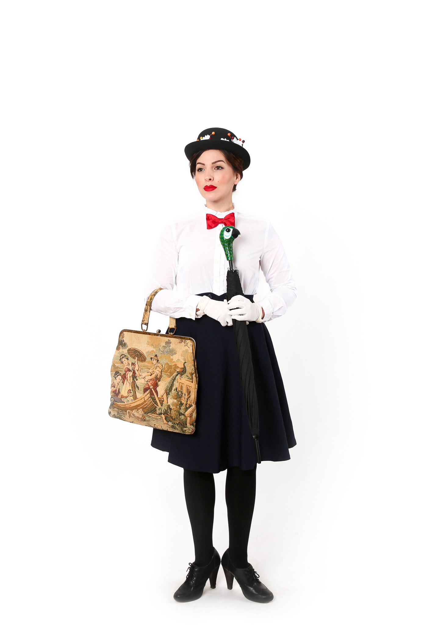 mary poppins costume Evelyn Bourdon