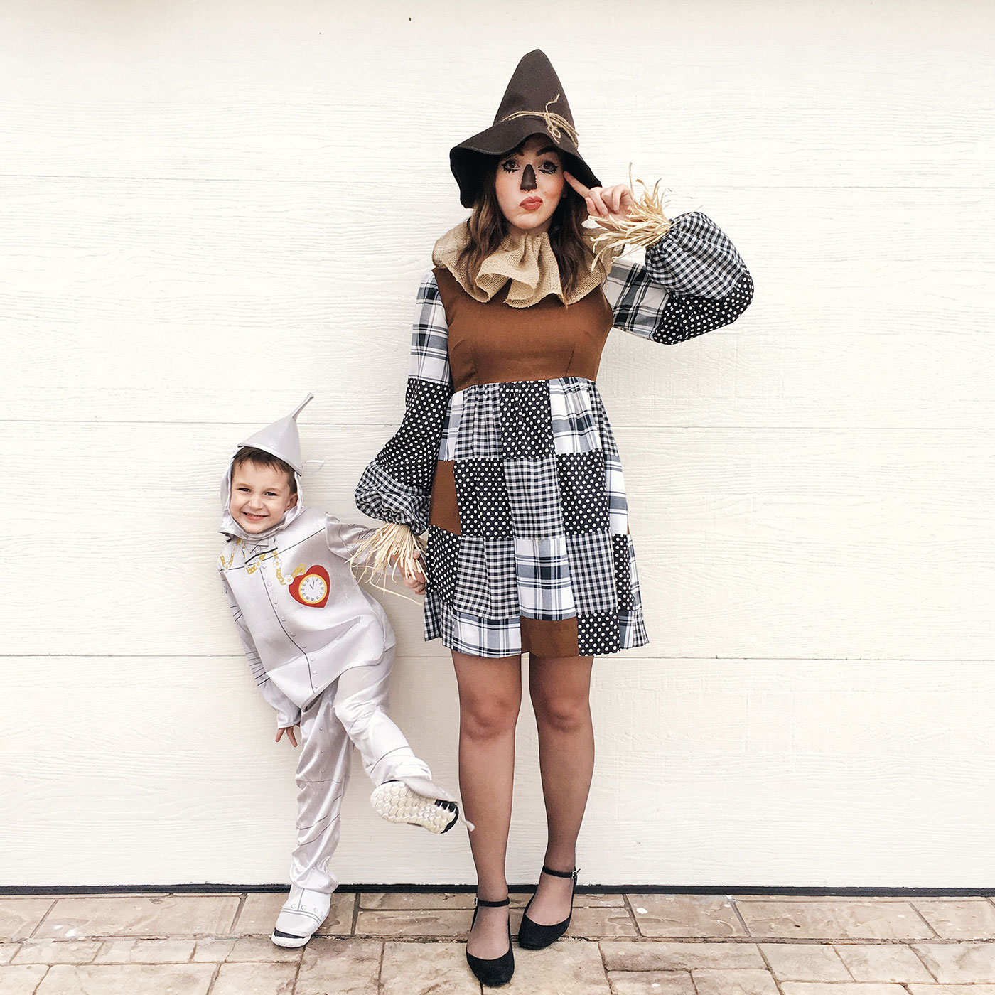 Tinman and Scarecrow costume, wizard of oz