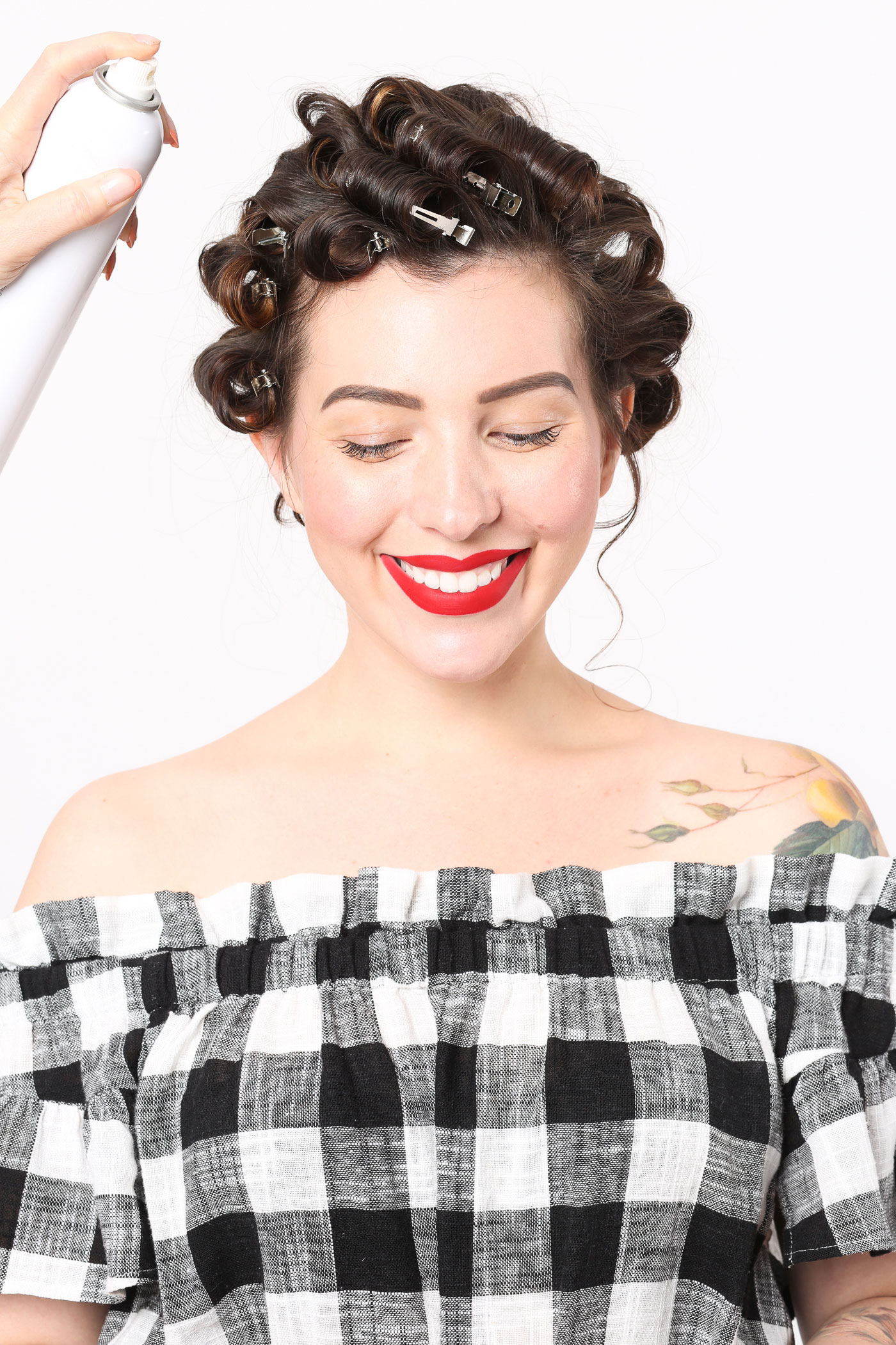 retro waves vintage hairstyle tutorial