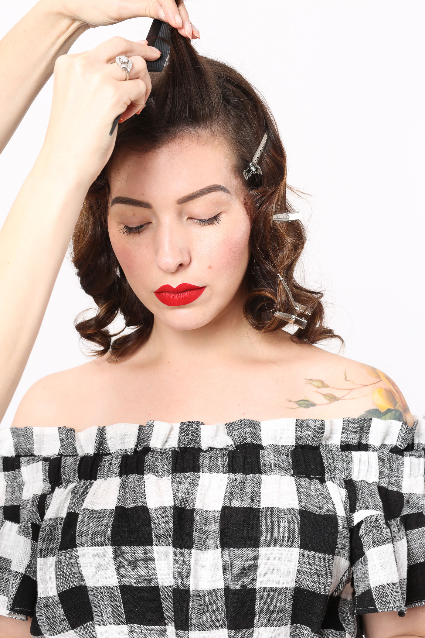 retro waves vintage hairstyle tutorial