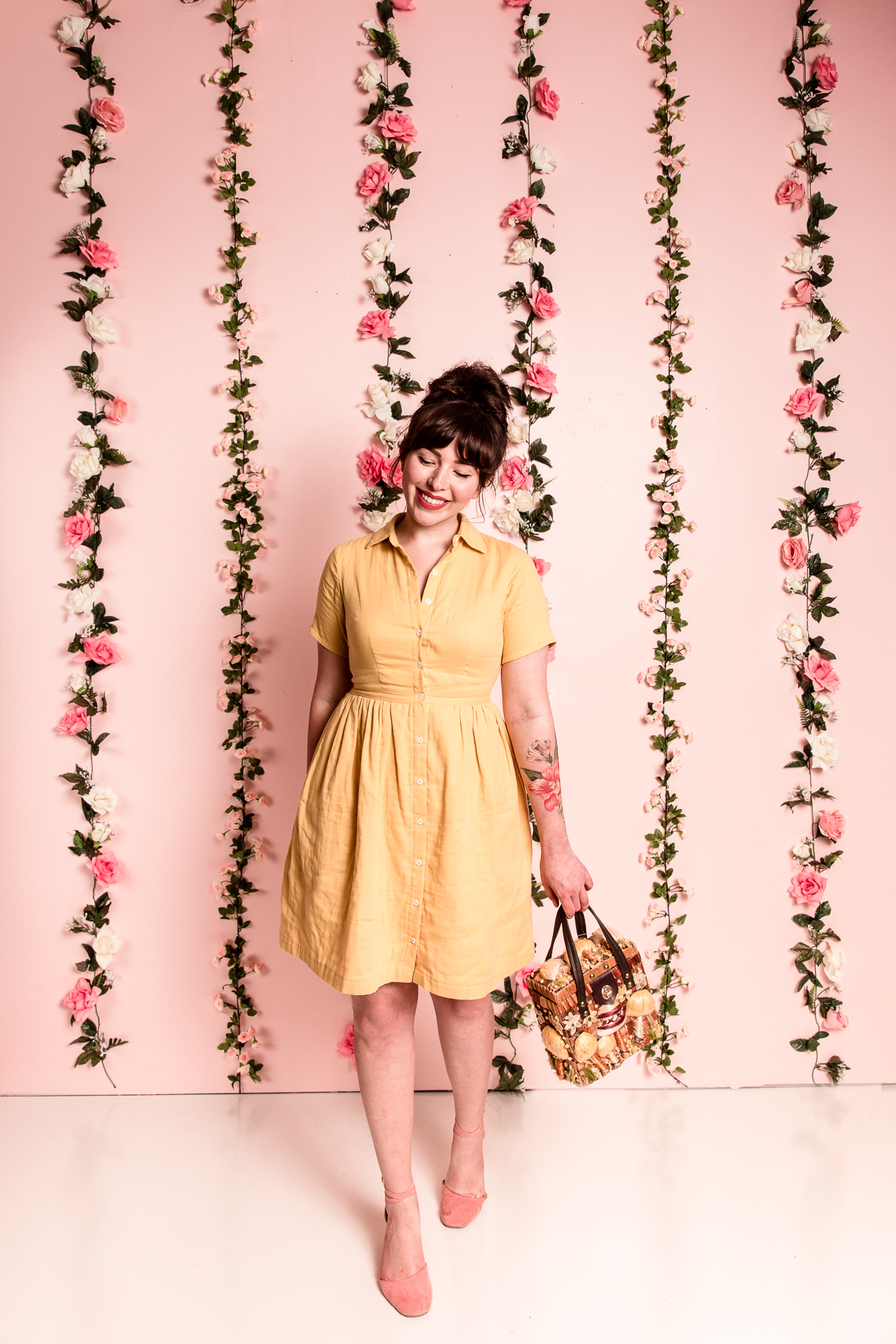 margu dress buttercup yellow