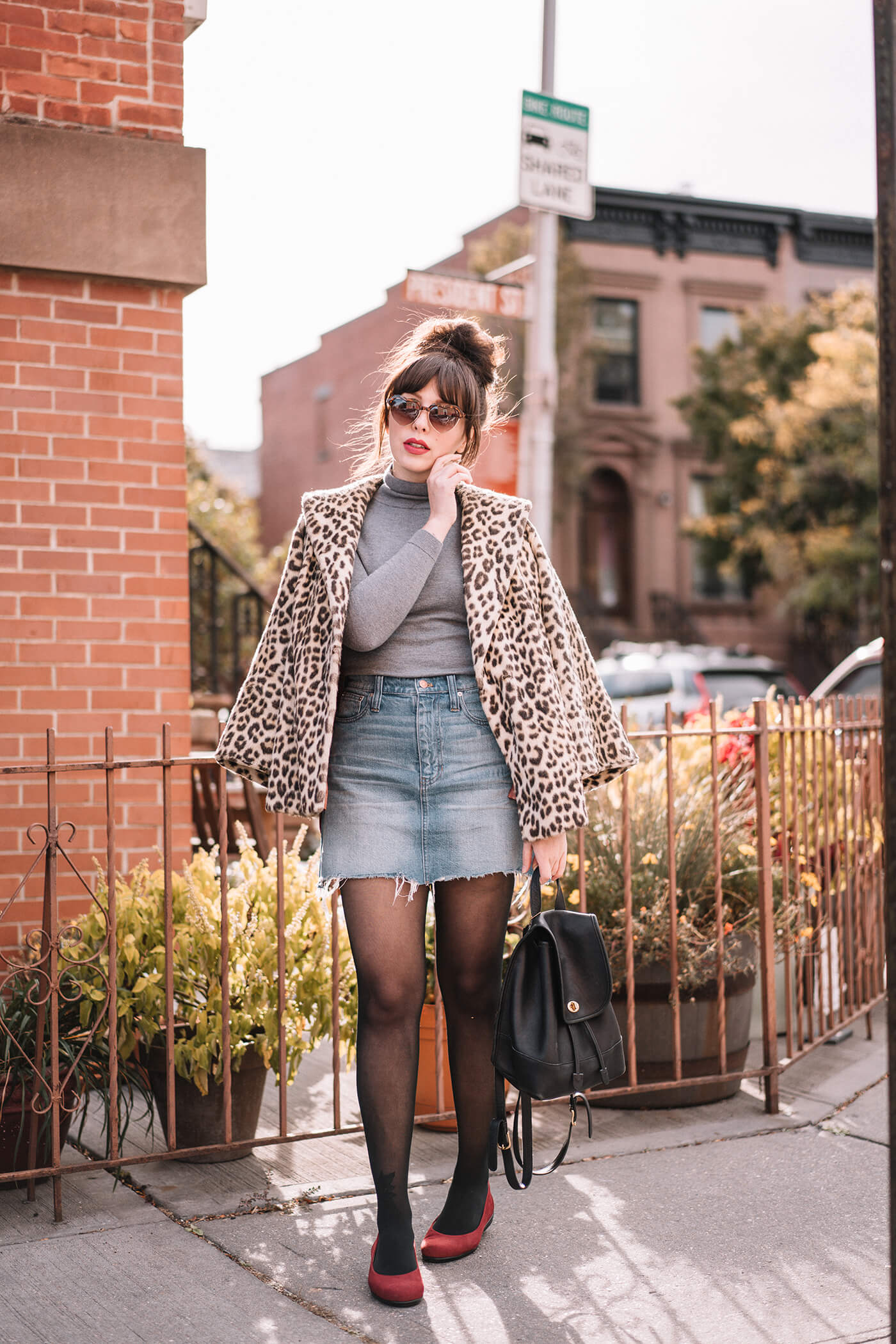 vintage leopard coat