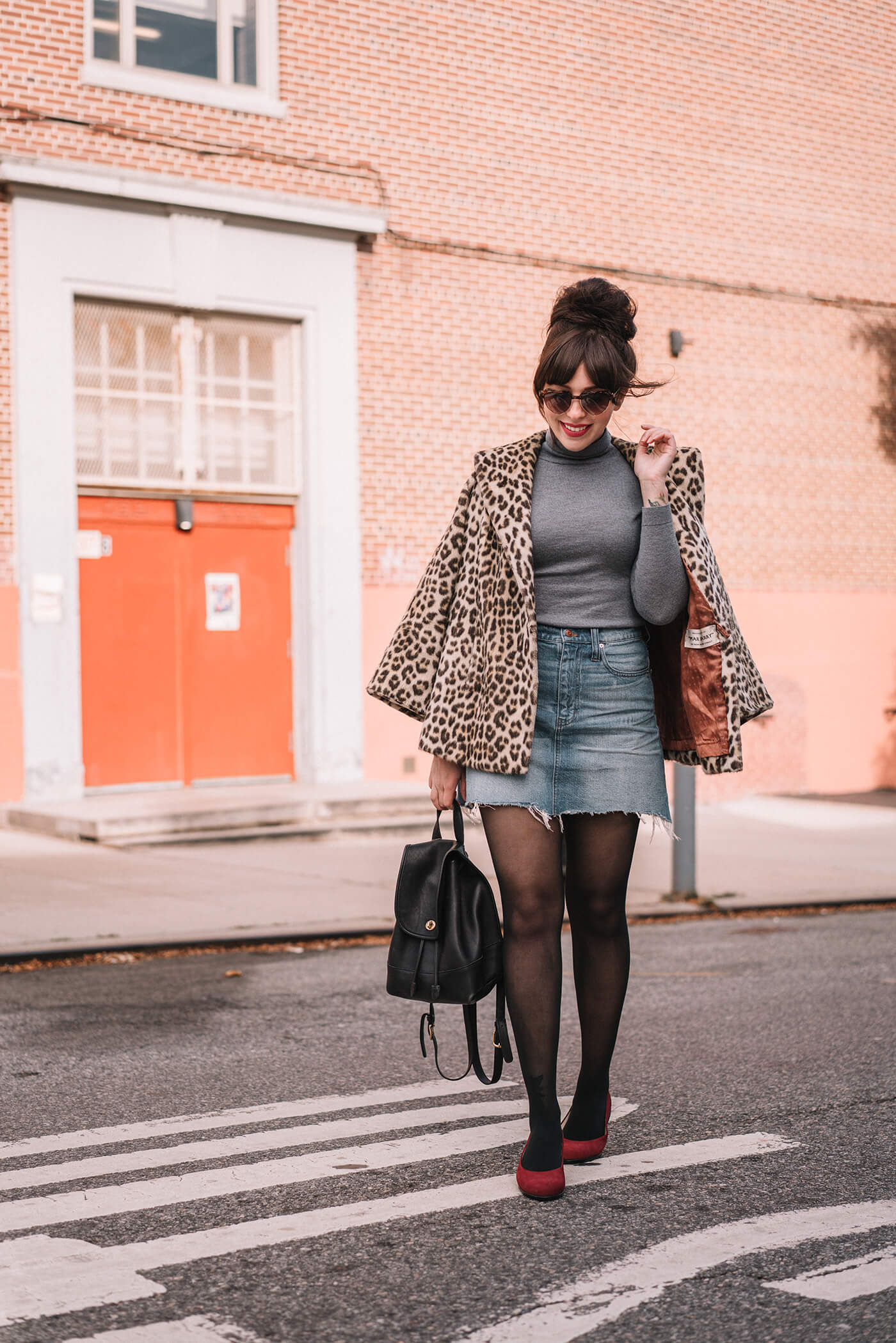 vintage leopard coat