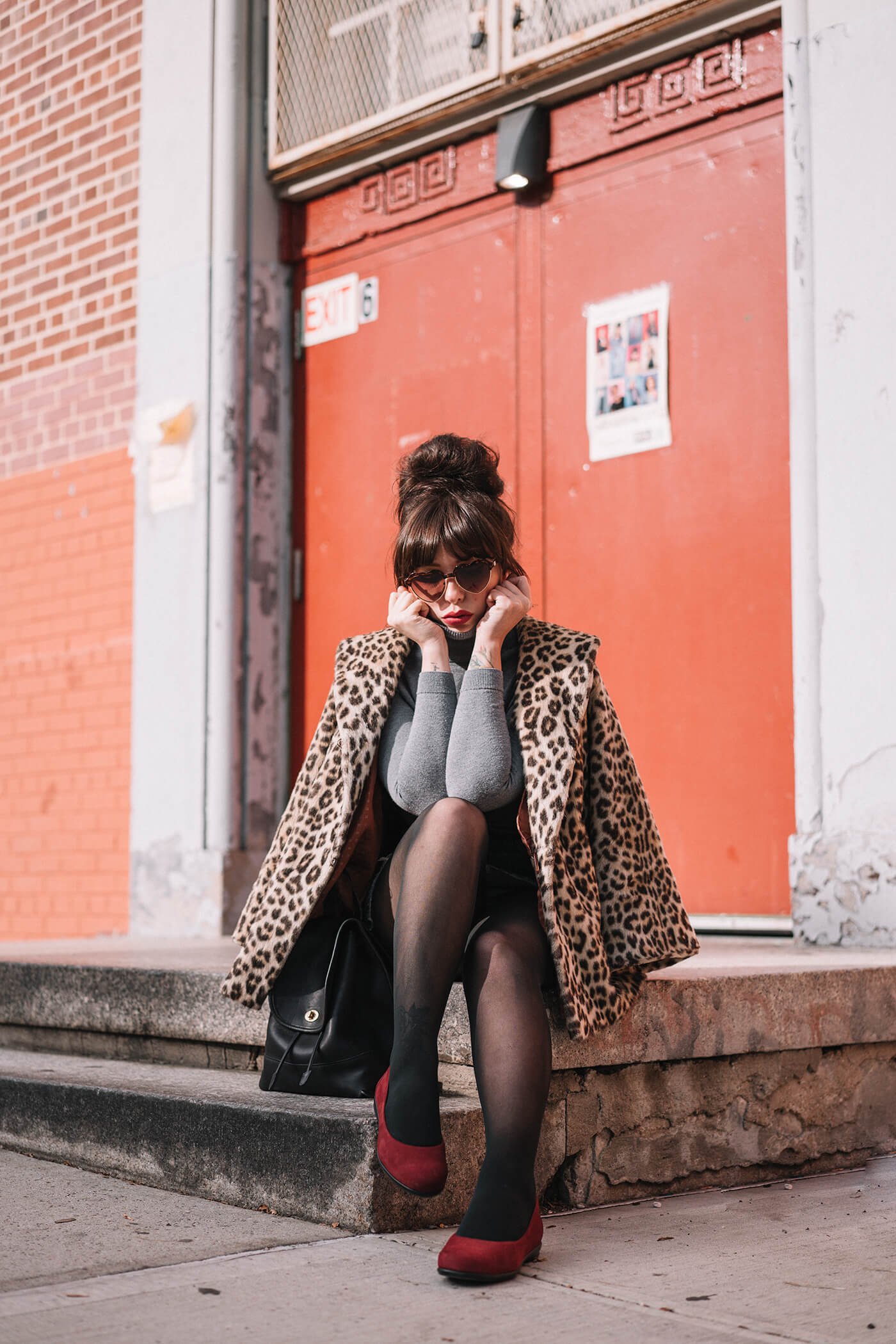 vintage leopard coat