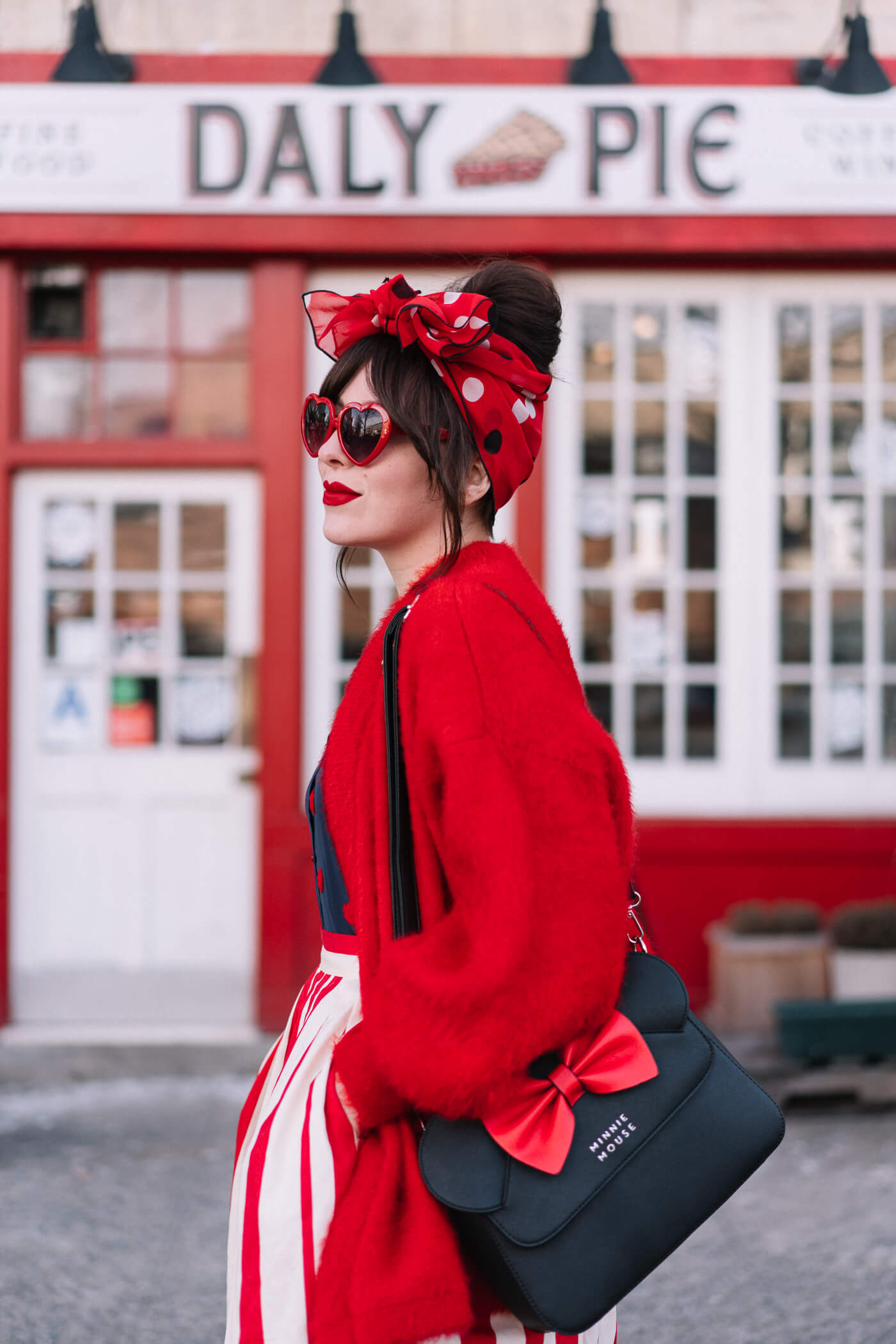 modcloth red white stripe skirt