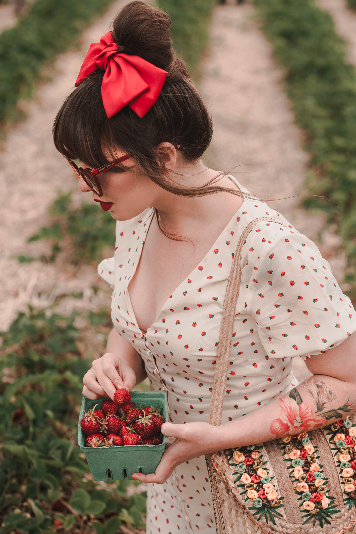 strawberry dress