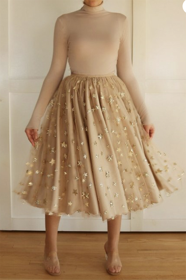 stars in her eyes skirt