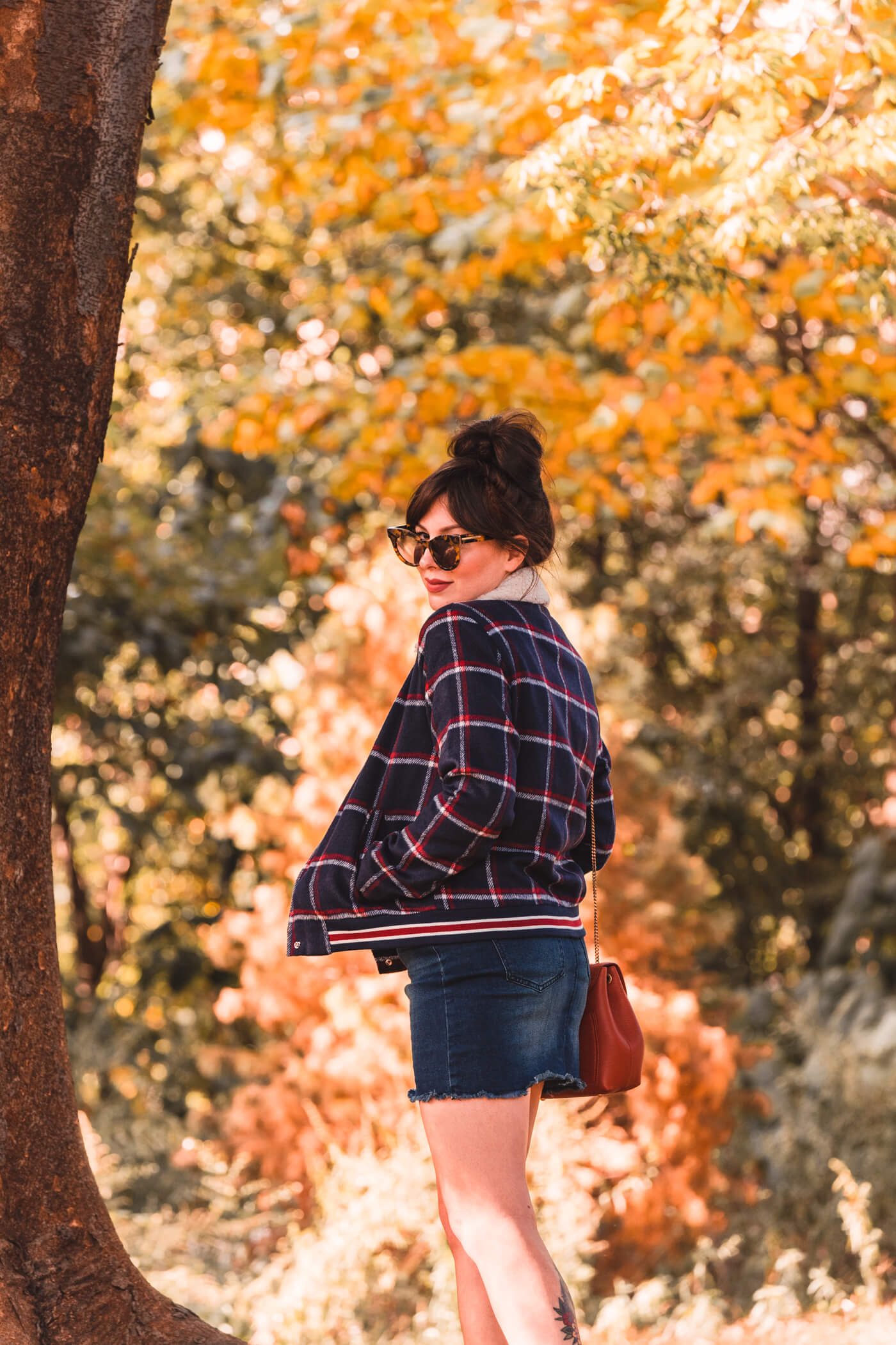 fall plaid jacket