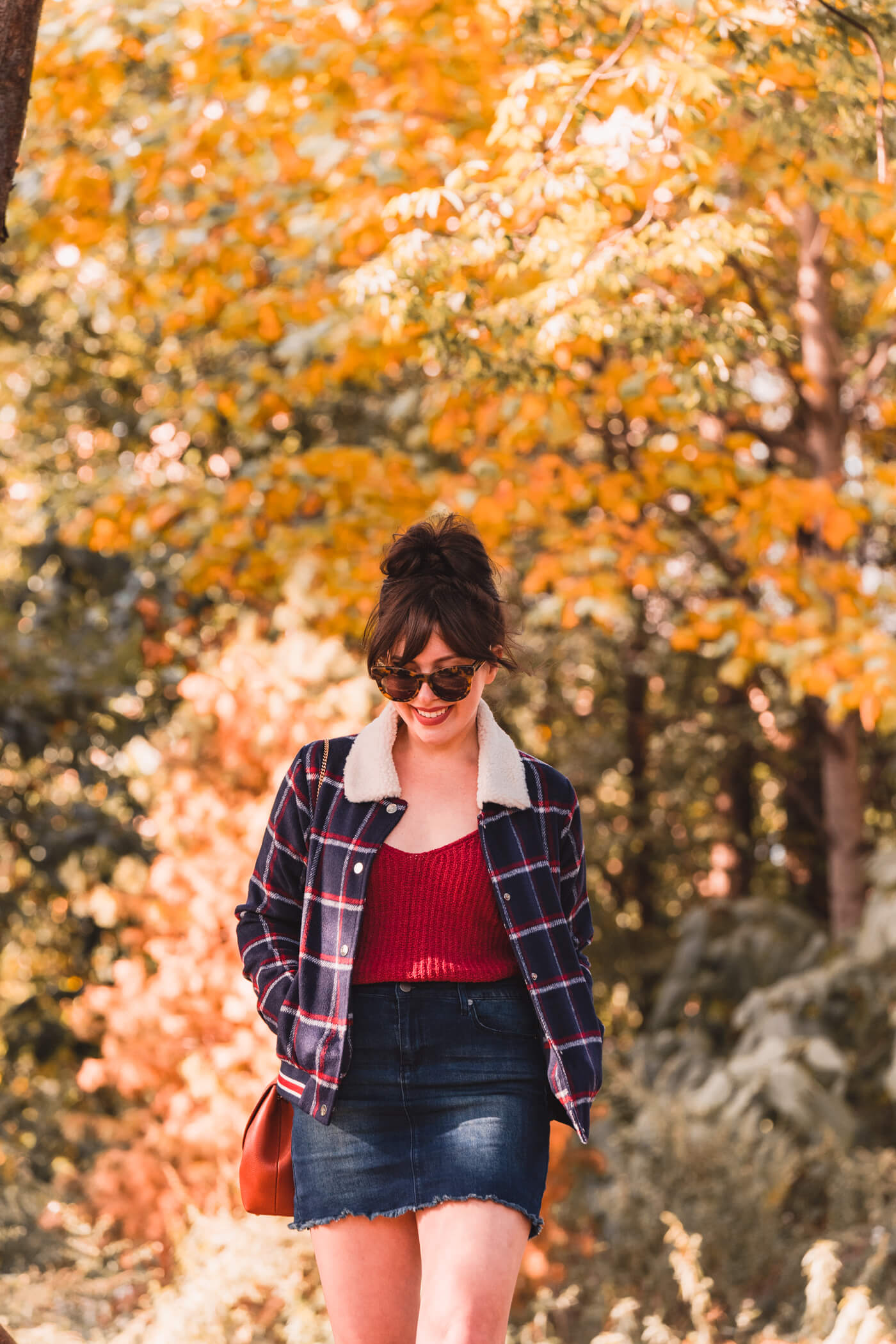 fall plaid jacket