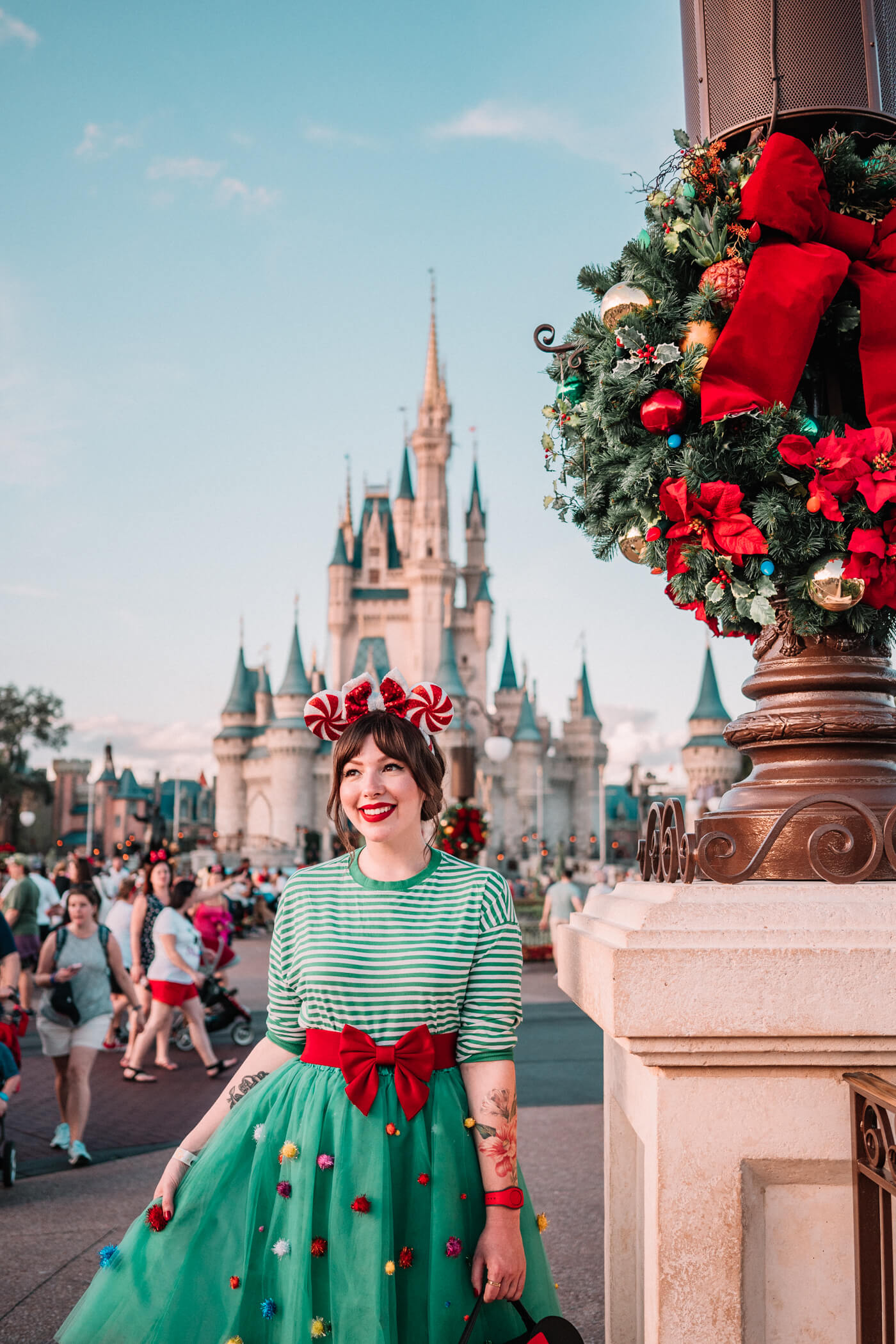 The easiest DIY Christmas skirt