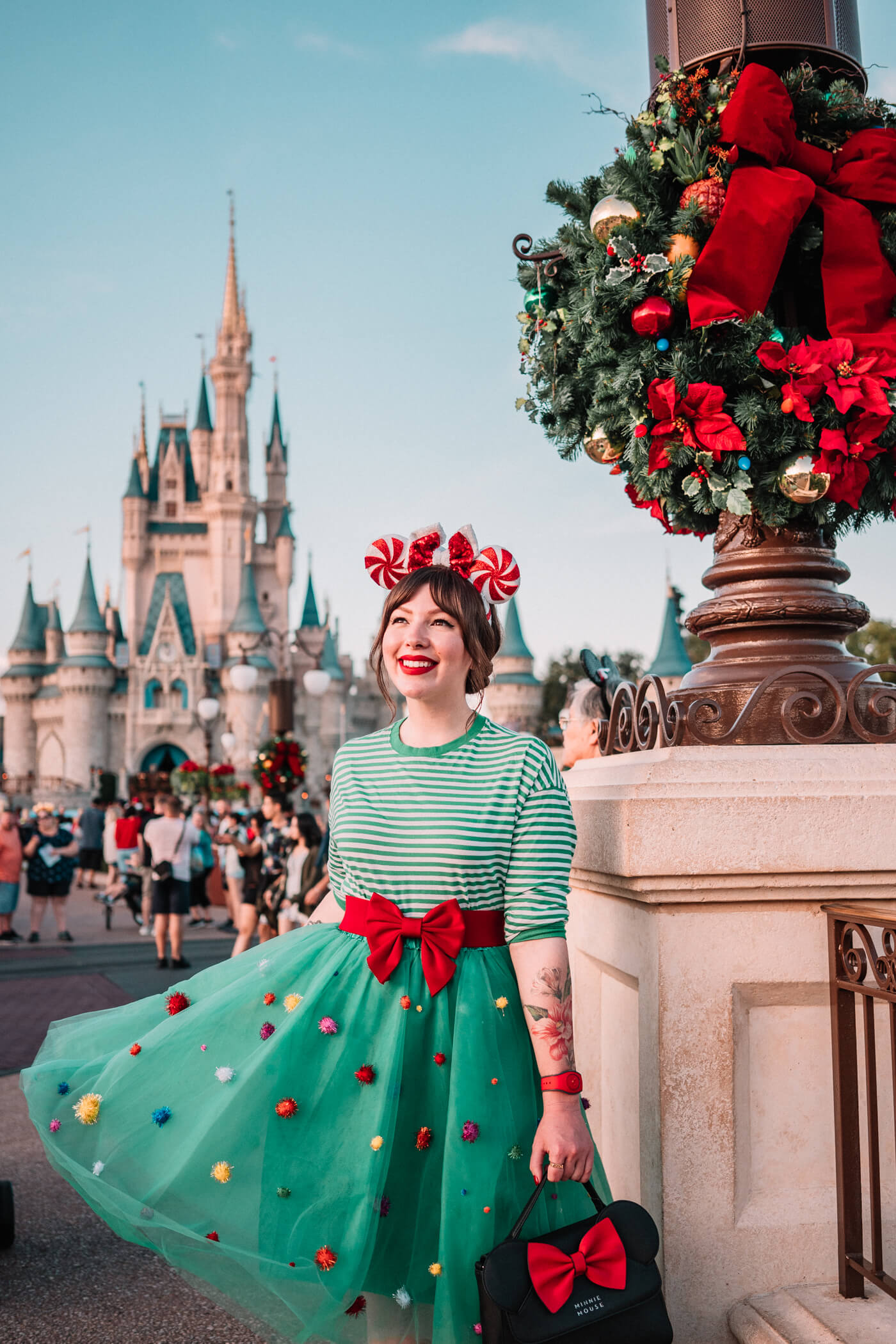 The easiest DIY Christmas skirt