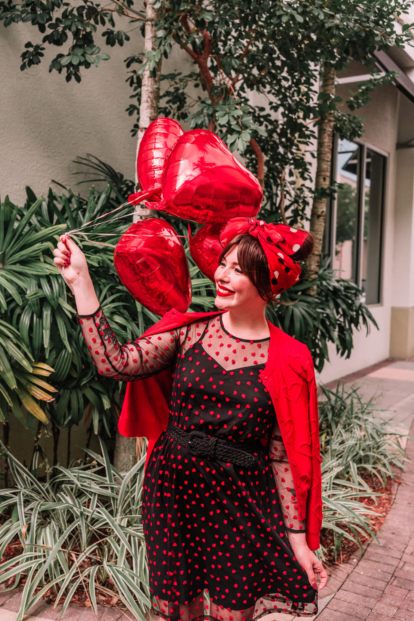 Modcloth dazzle do it heart dress 