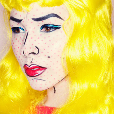 Pop Art Makeup Tutorial Halloween Costume