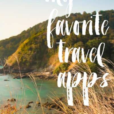 my favorite travel apps