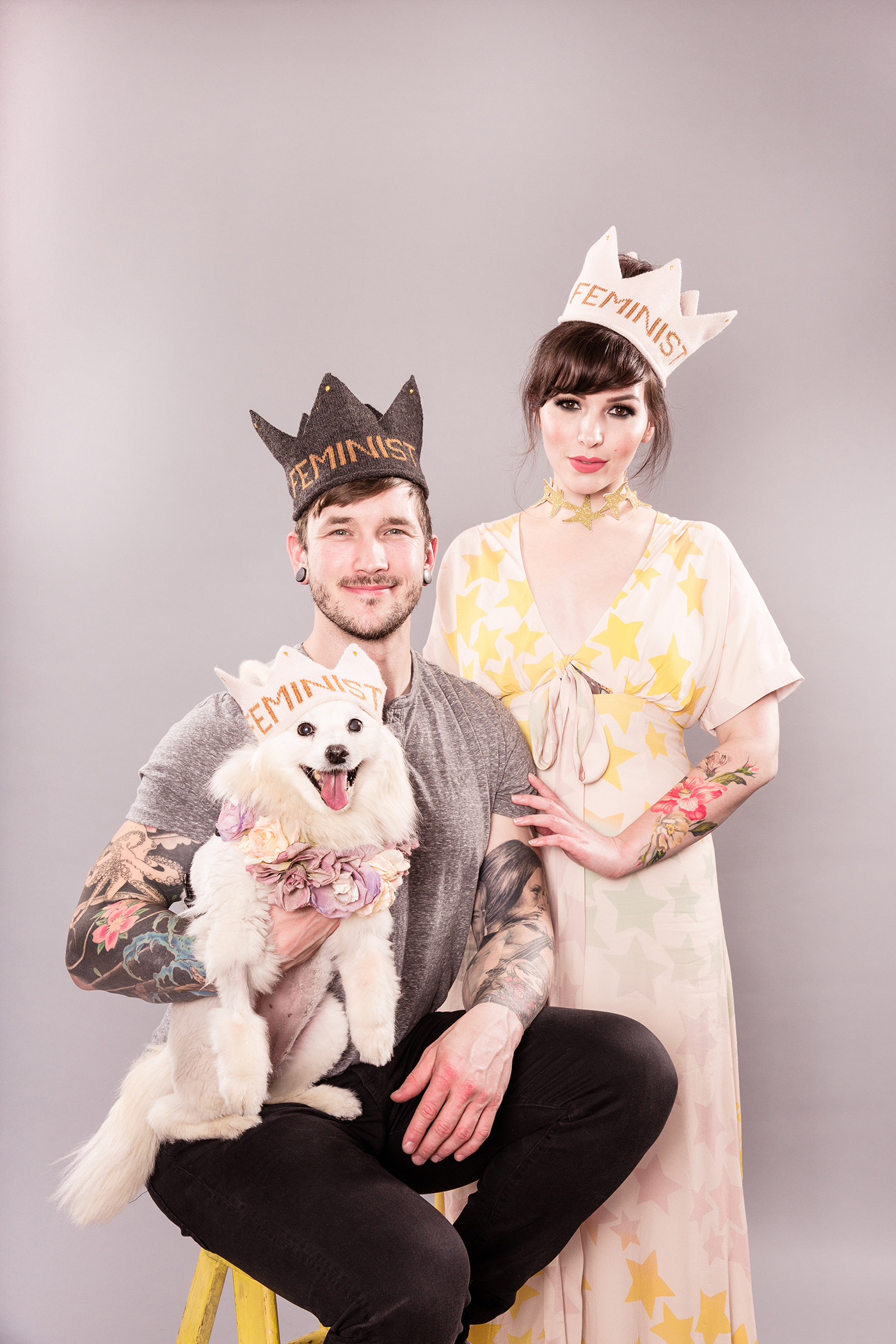 Oeuf Feminist Crown, Evelyn Bourdon, Bobby Hicks and Miku