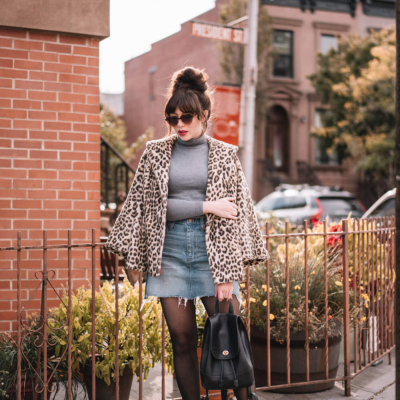 vintage leopard coat