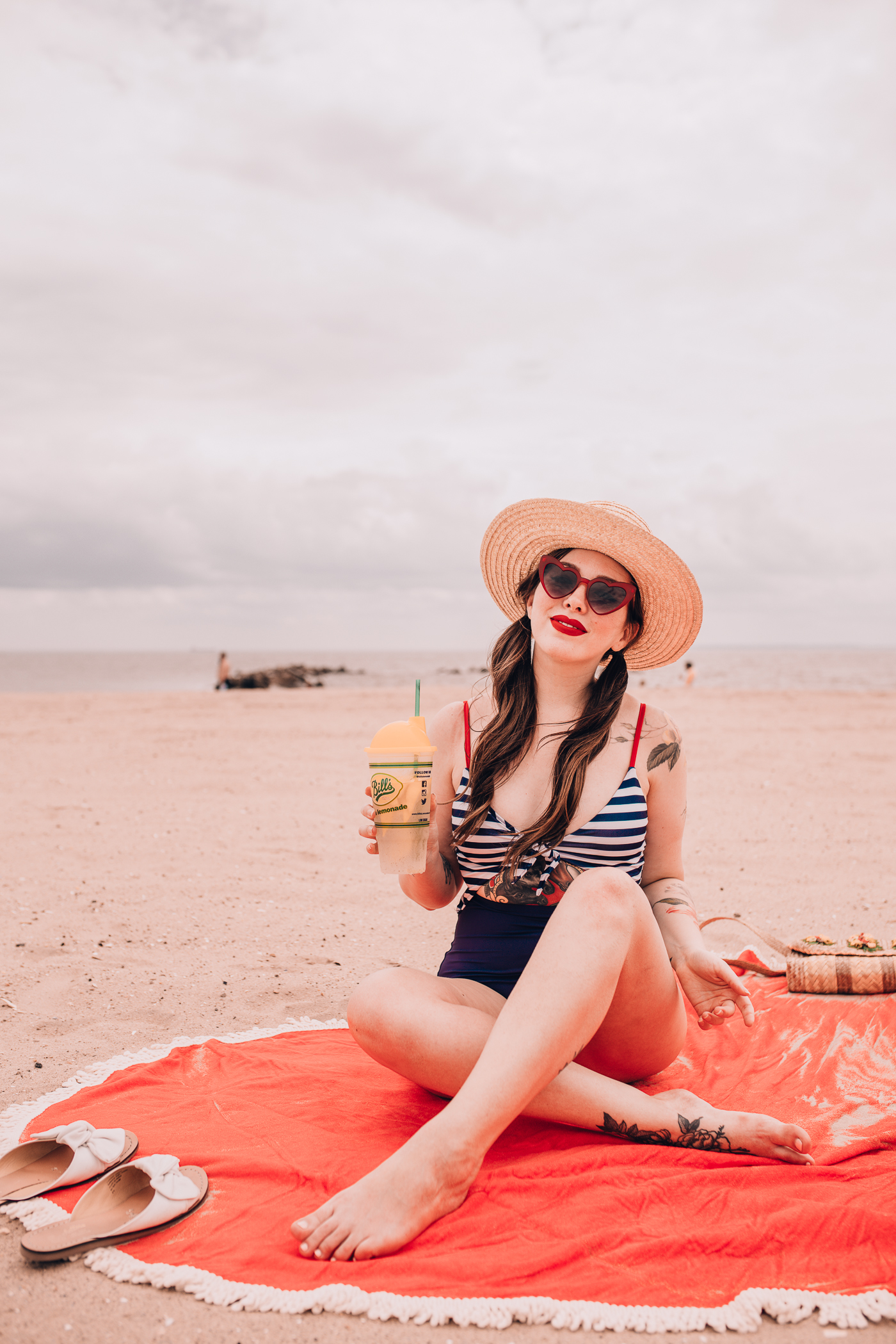 modcloth retro bathing suit