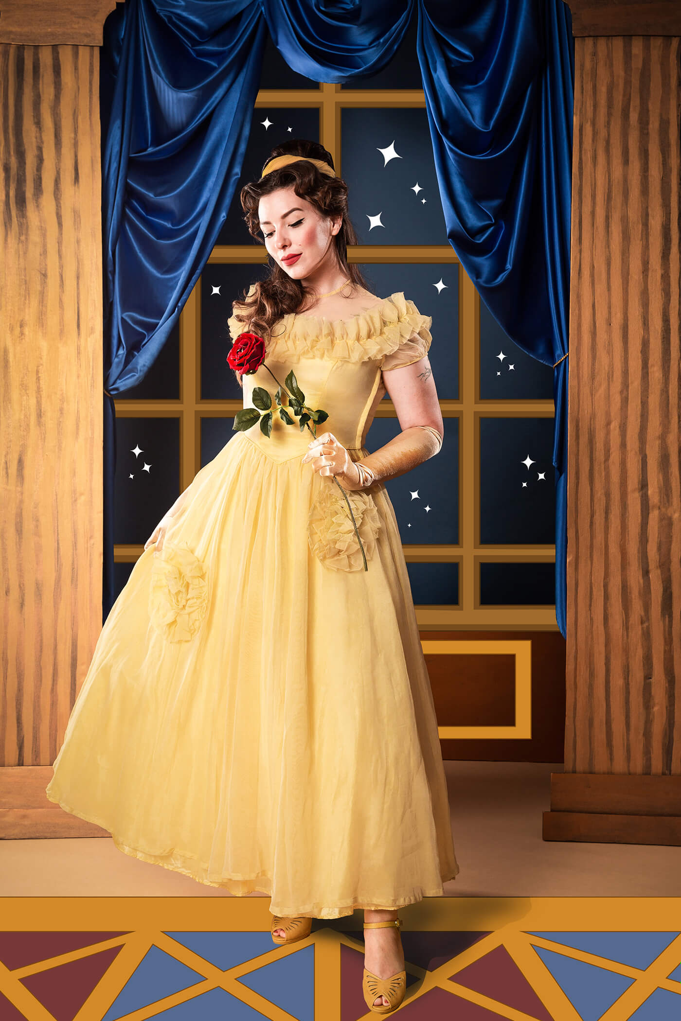 belle disney halloween costume Evelyn Bourdon