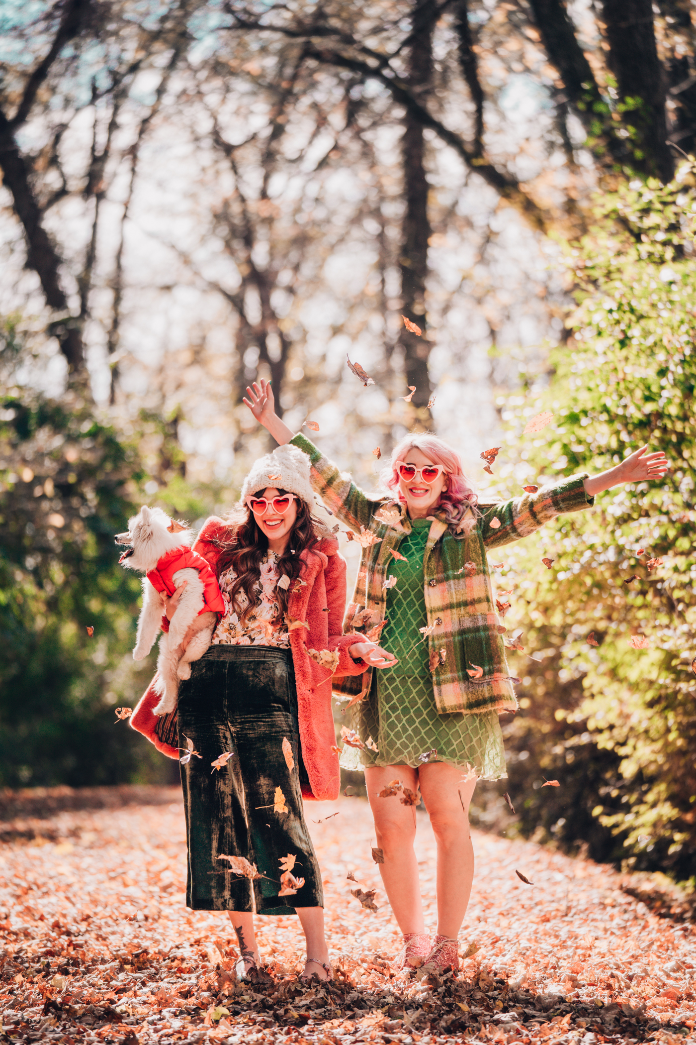 two women in the outdoors