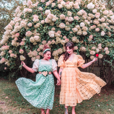 tiana and belle disney cottagecore bound ideas by Color Me Courtney and Evelyn Bourdon