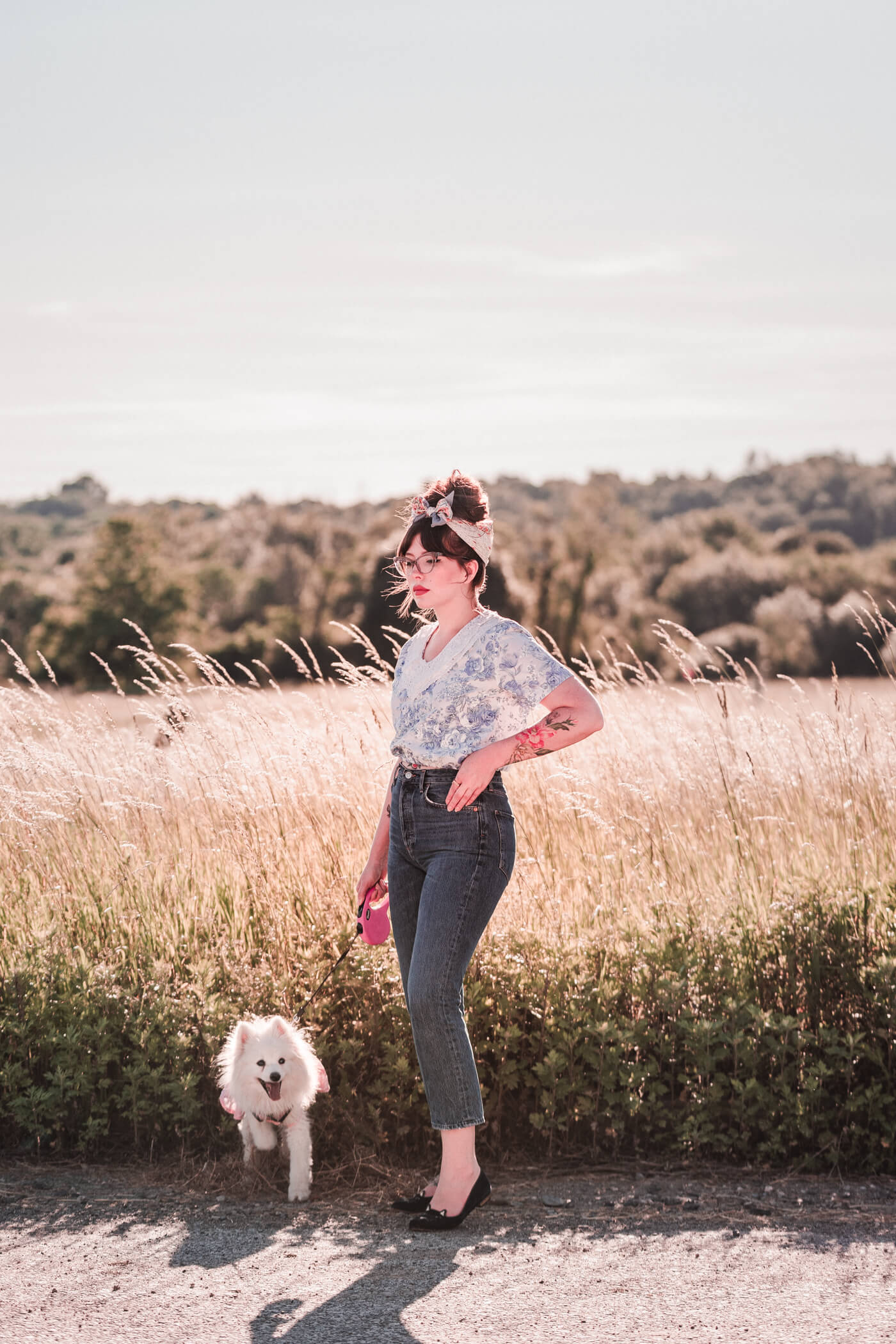 woman wearing AGOLDE "Riley" High Rise Jeans one of her  Favorite Brands and Styles of Jeans