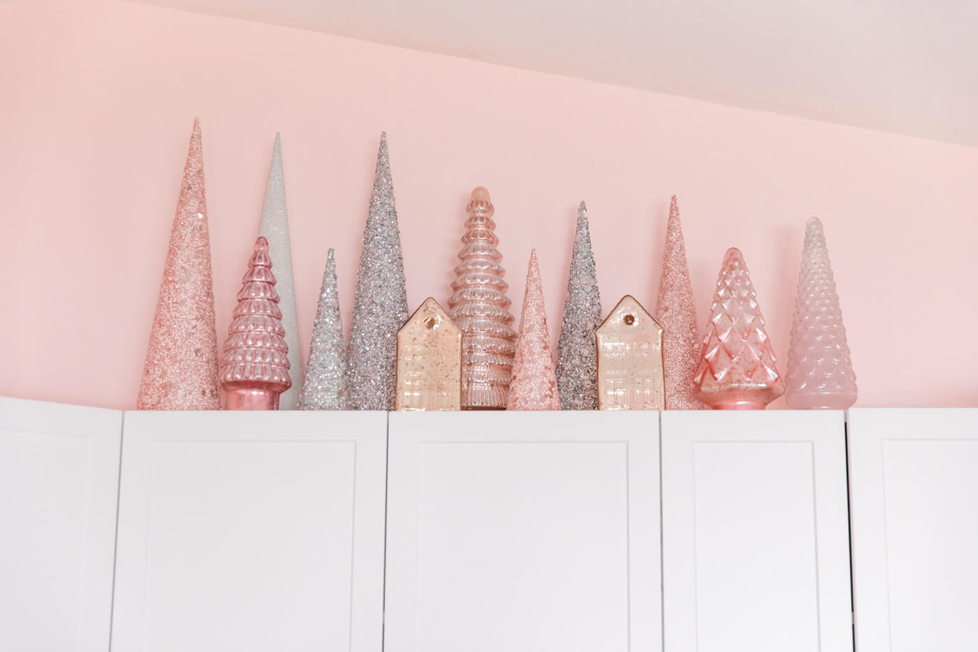 Pastel christmas tree decor